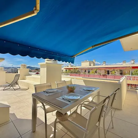 Appartement Rooftop Vue - Standing - Plages 600m Antibes